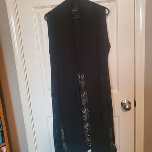 Knit/Crochet sleeveless sweater overpiece